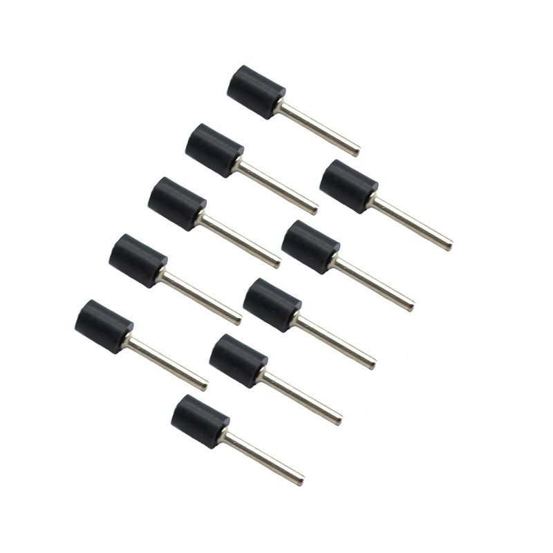T-MAX 10 pc 3/8 Inch Rubber Mandrel Sand Drum Holder 1/8 Inch Shank for Dremel Rotary Tools - Image 3